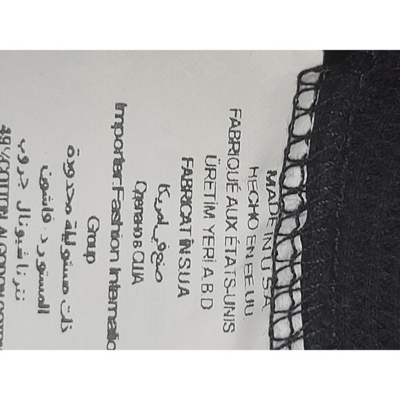 Bebe Sport Y2K women's long sleeve henley shirt black Size Medium Elena Gilbert - Picture 7 of 8